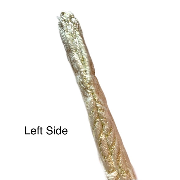 AMRITA SINGH Beijing Eyewear Case Cream/Gold Silk Damask With Box - Picture 8 of 10